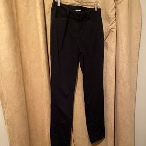Lands end navy slacks mid rise size 8